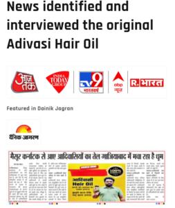 original adivasi hair oil